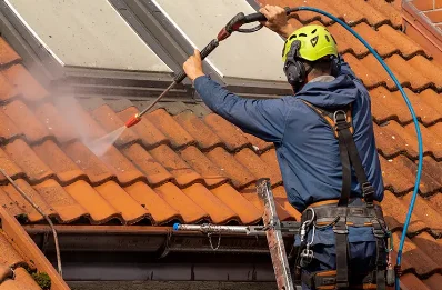 Démoussage et hydrofuge de toiture à Brenon